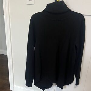 New York & Company Classic Black Cowl Neck Sweater